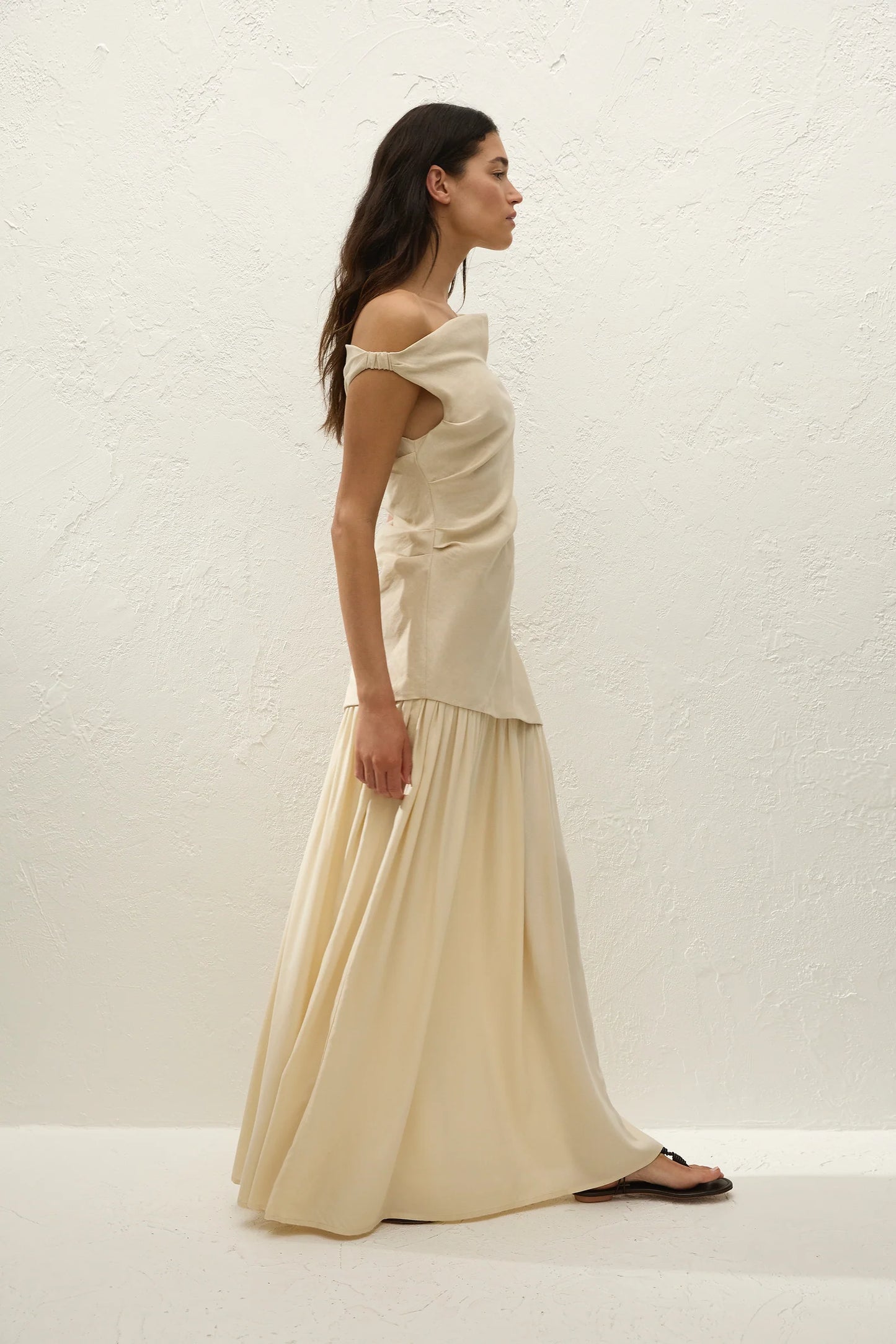 Roma Maxi Dress - Panna