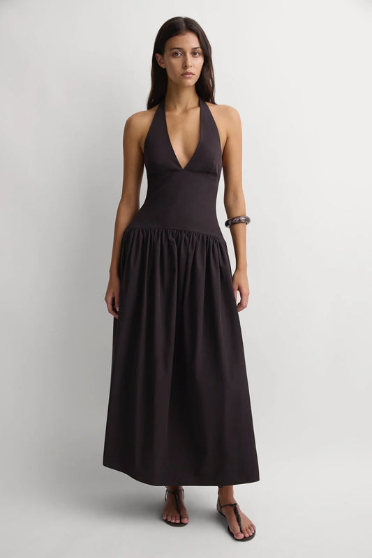 Palmiera Midi Dress - Carob