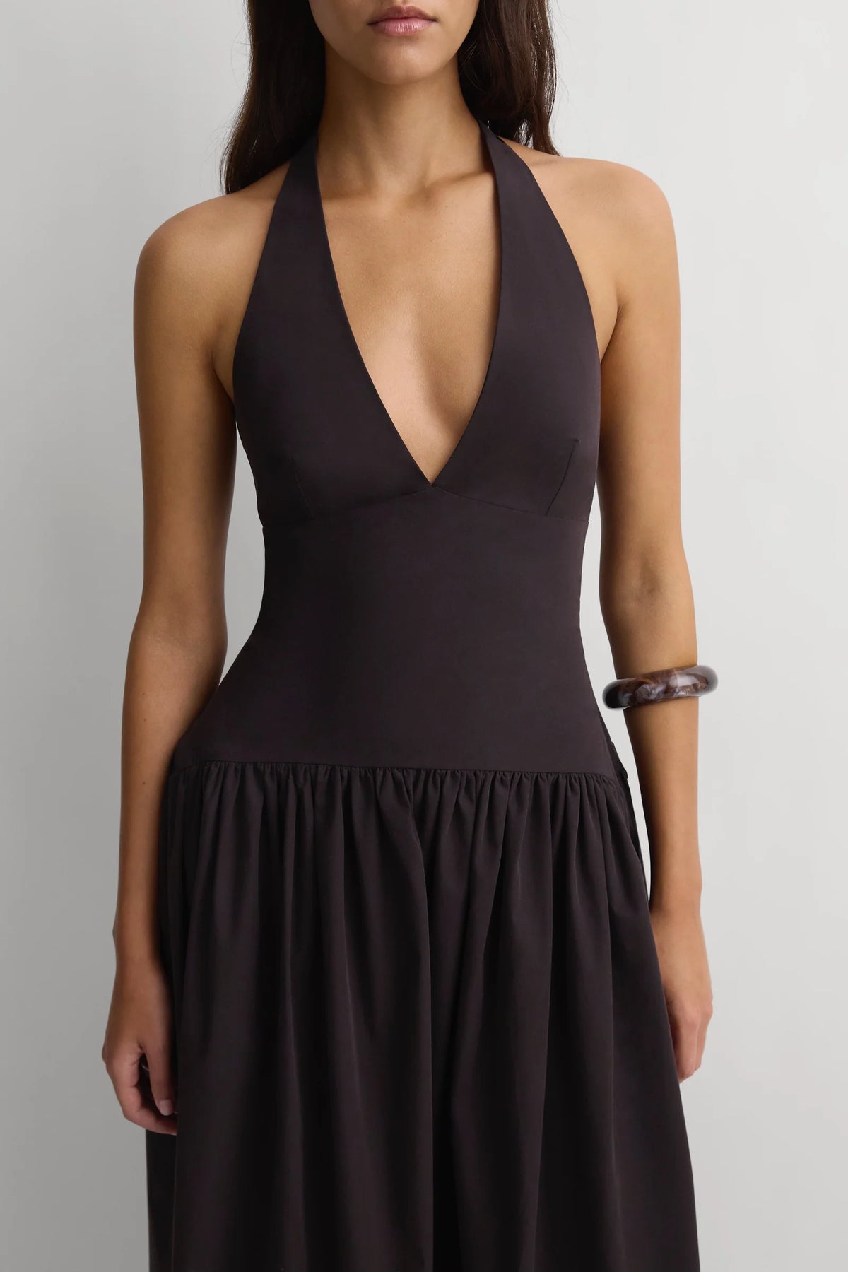 Palmiera Midi Dress - Carob