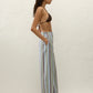 Lane Pant - Agua Stripe Blue