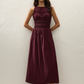 Yael Midi Dress - Mulberry