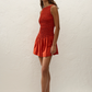 Maria Mini Dress - Dusty Tomato