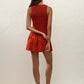 Maria Mini Dress - Dusty Tomato