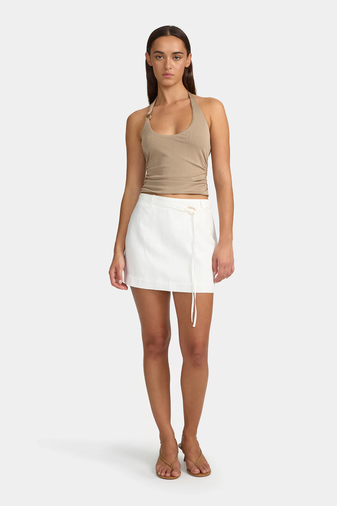 Tamsen Mini Skirt - Ivory