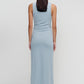 Samara Blue Ribbed Midi Dress