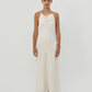 Manon Beaded Scarf Dress - Cream
