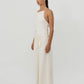 Manon Beaded Scarf Dress - Cream