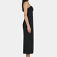 Ophelia Midi Dress - Black