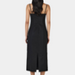 Ophelia Midi Dress - Black