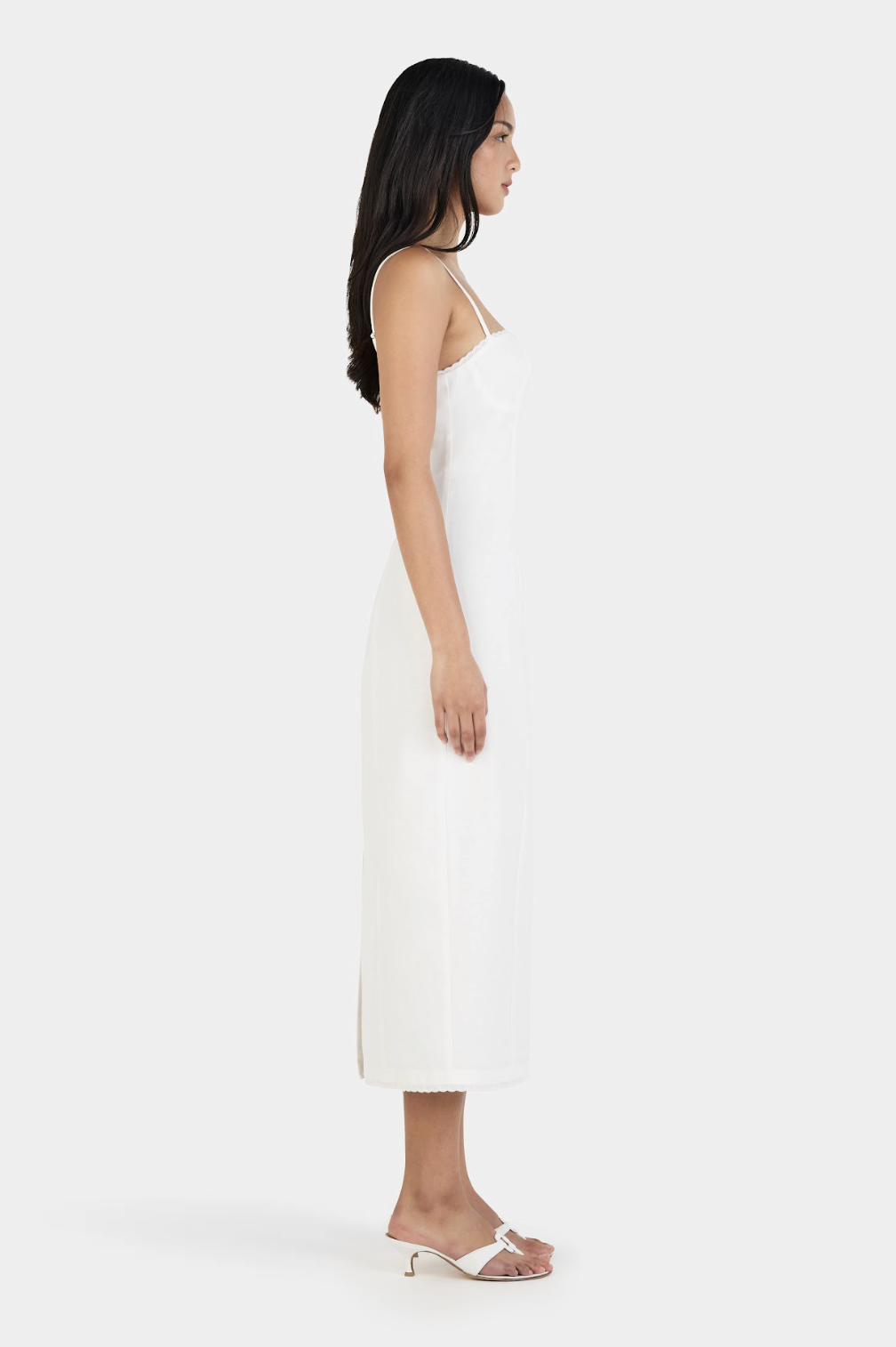 Ophelia Midi Dress - Ivory
