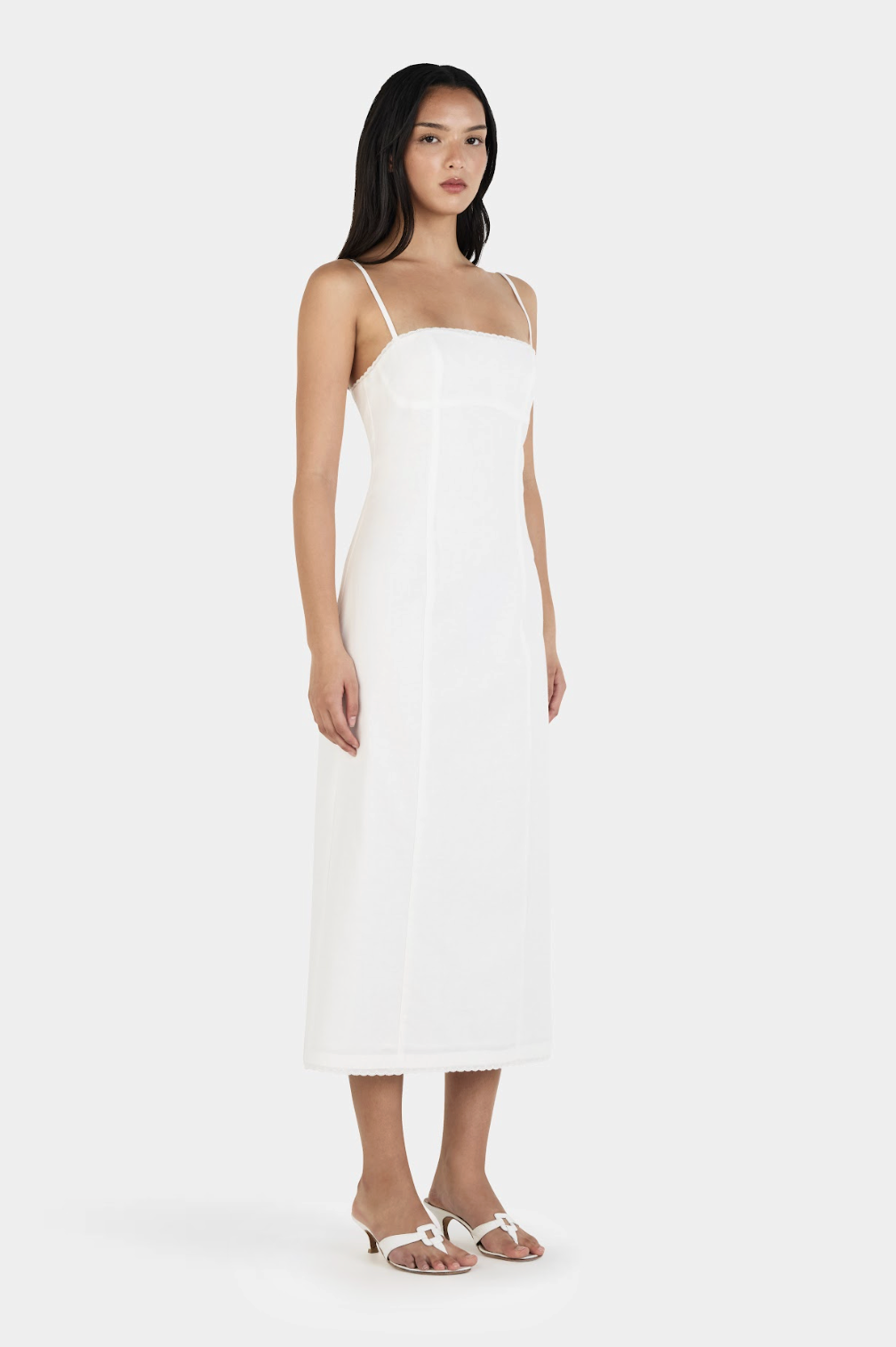 Ophelia Midi Dress - Ivory