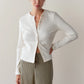 Sweater Rib Cardi - Creme