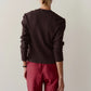 Sweater Rib Cardi - Espresso
