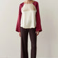 Sweater Rib Simple Pant - Espresso