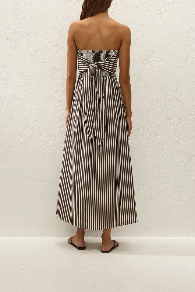 Casimiro Dress - Rita Stripe Port