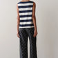 Silk Taffeta Cargo Pant - Jet Polka Dot