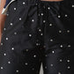 Silk Taffeta Cargo Pant - Jet Polka Dot