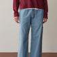 Cotton Dobby Cargo Pant - Lake