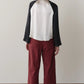 Pop Drawstring Cargo Pant - Oxblood