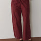 Pop Drawstring Cargo Pant - Oxblood