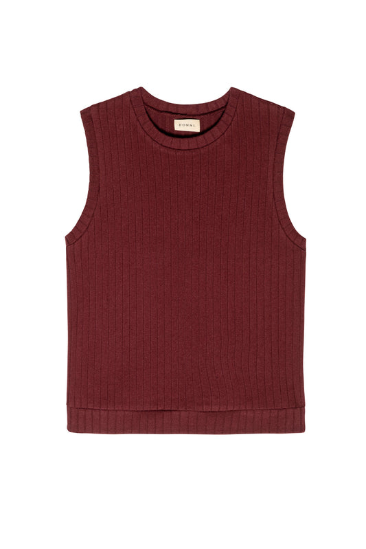 Sweater Rib Shell - Oxblood