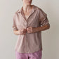 Tencel Plaid Shirt - Creme/Roz Plaid