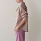 Tencel Plaid Shirt - Creme/Roz Plaid