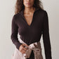 Baby Rib Zip-Up - Espresso