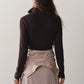 Baby Rib Zip-Up - Espresso