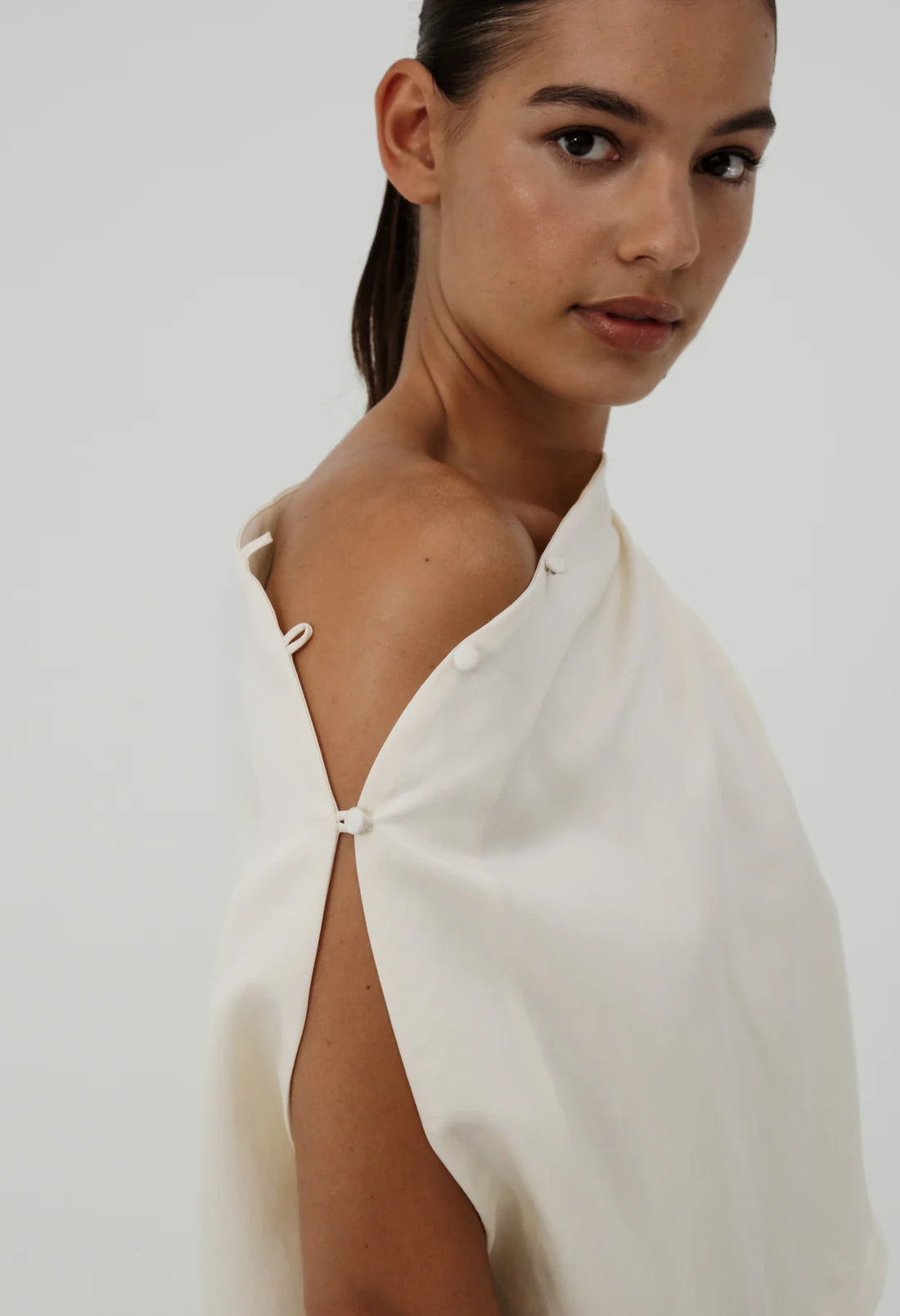 Manon Fringe Top - Cream