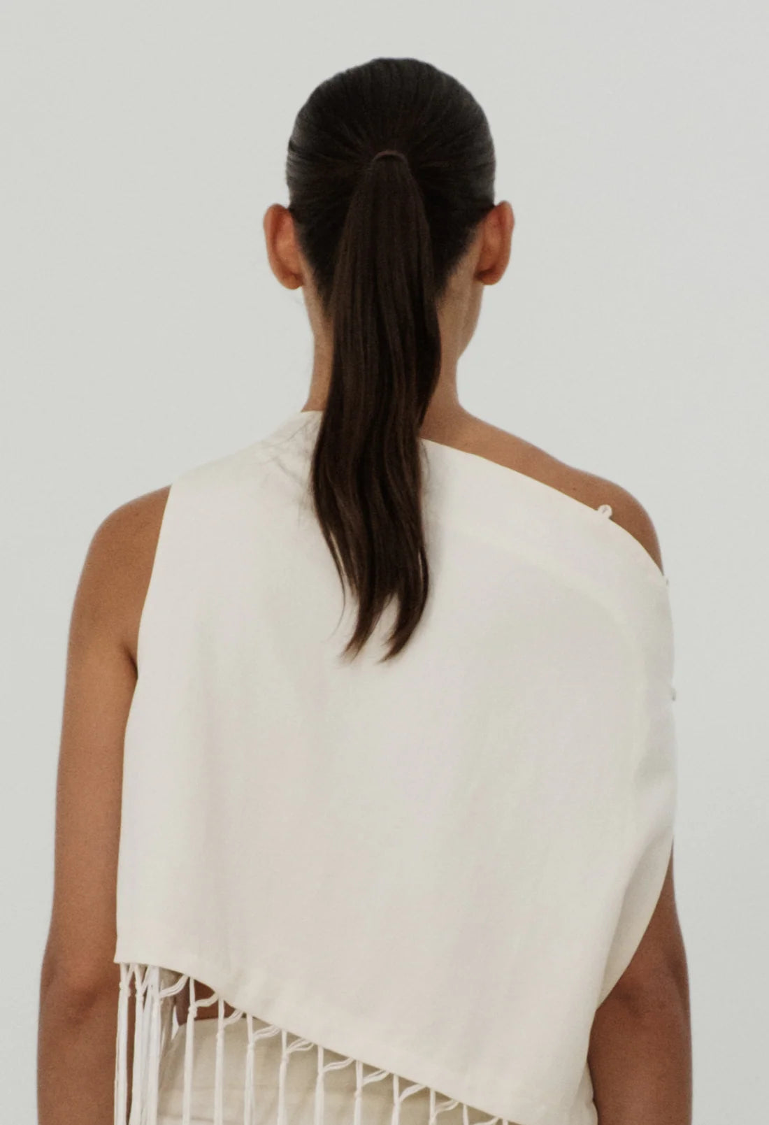 Manon Fringe Top - Cream