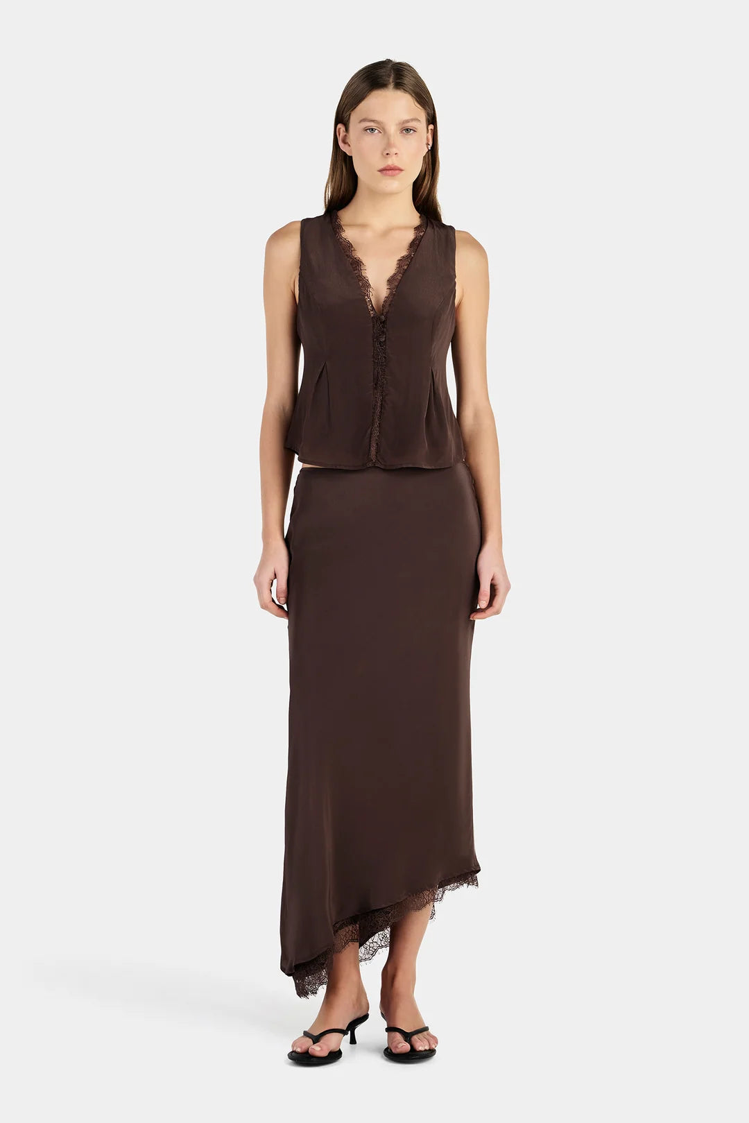 Connie Skirt - Chocolate