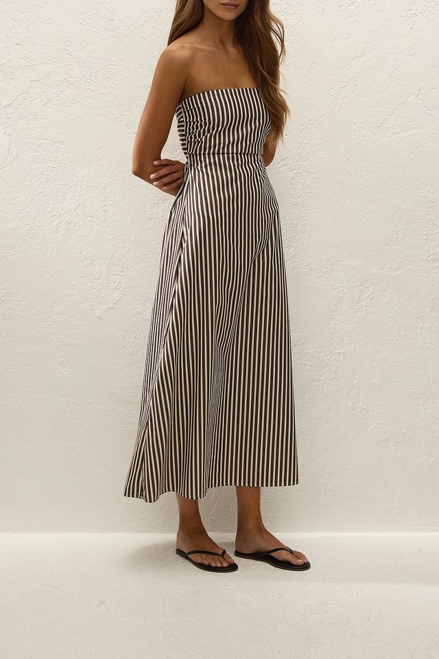 Casimiro Dress - Rita Stripe Port
