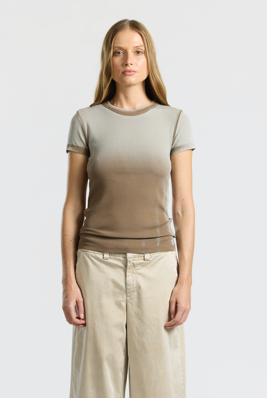 Verona Tee - Camel Cast