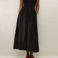 Orla Strapless Midi Dress - Black