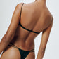 Fine Strap Wire Balconette Top - Black