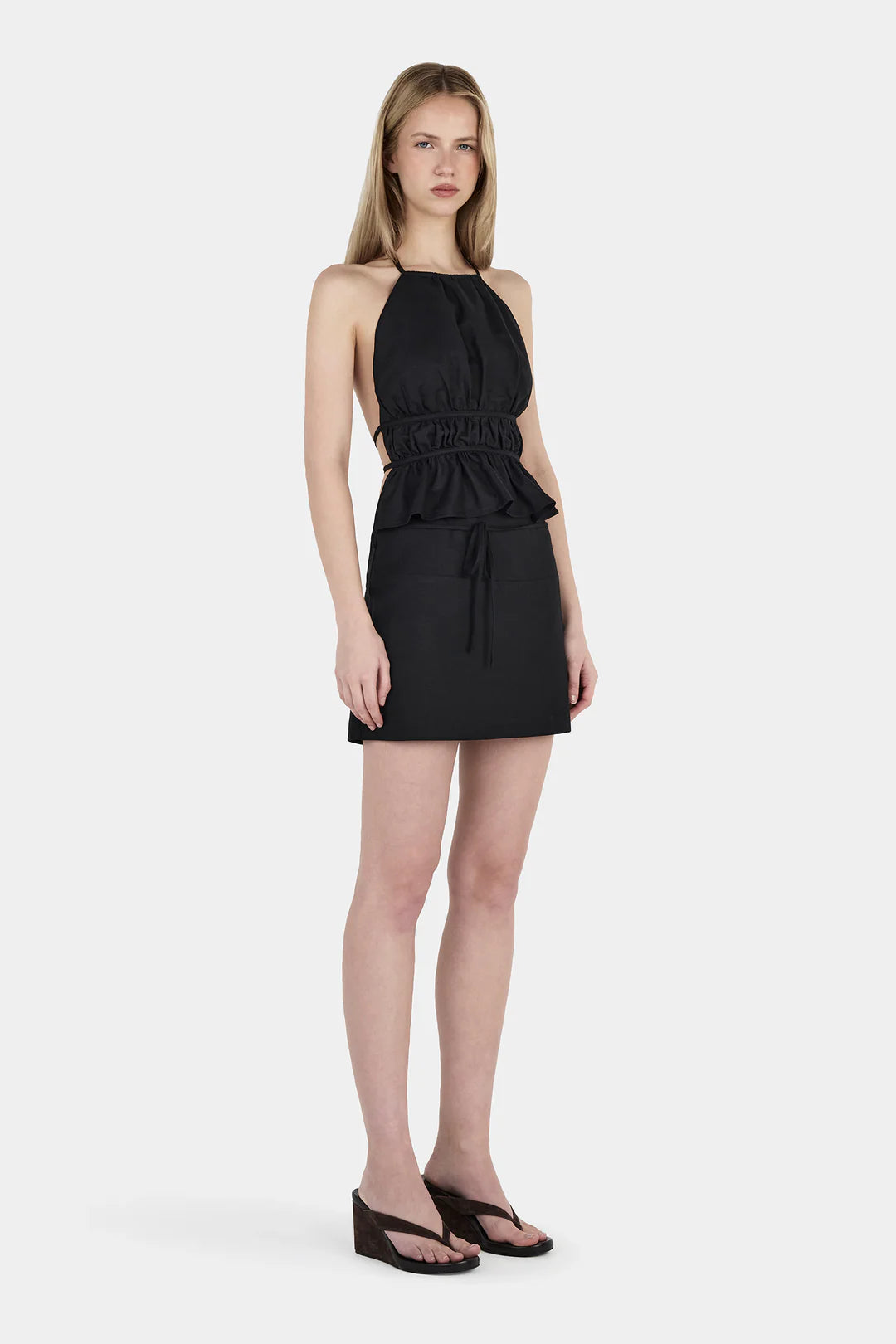 Esme Wrap Skirt - Black