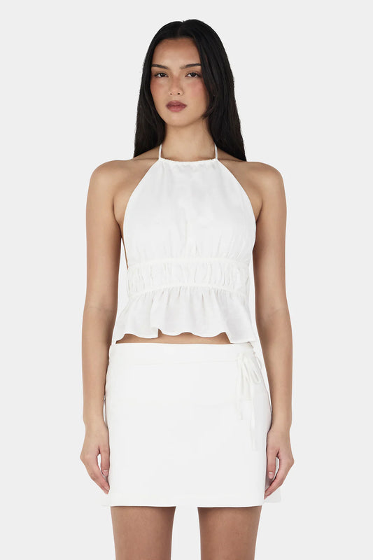 Esme Wrap Skirt - Ivory