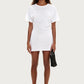 T-Shirt Knit Dress - White