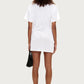 T-Shirt Knit Dress - White