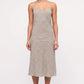 Cotton Silk Slip Dress - Natural Spot
