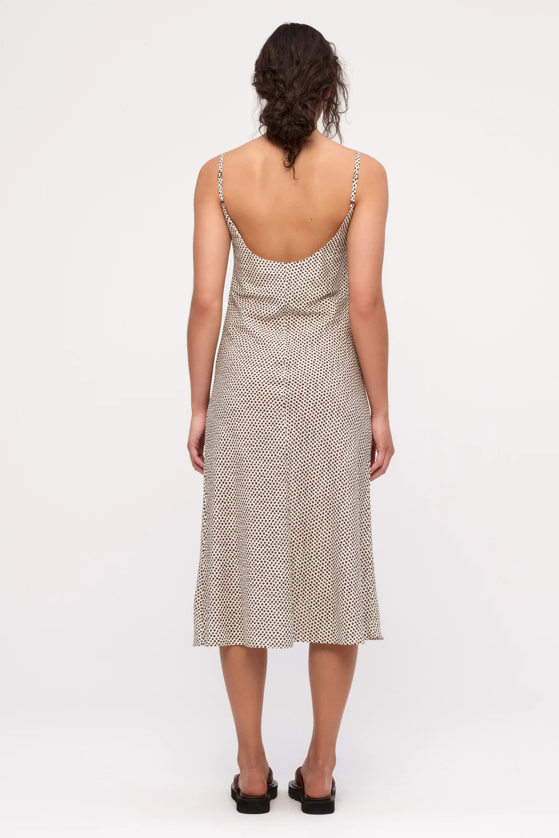 Cotton Silk Slip Dress - Natural Spot
