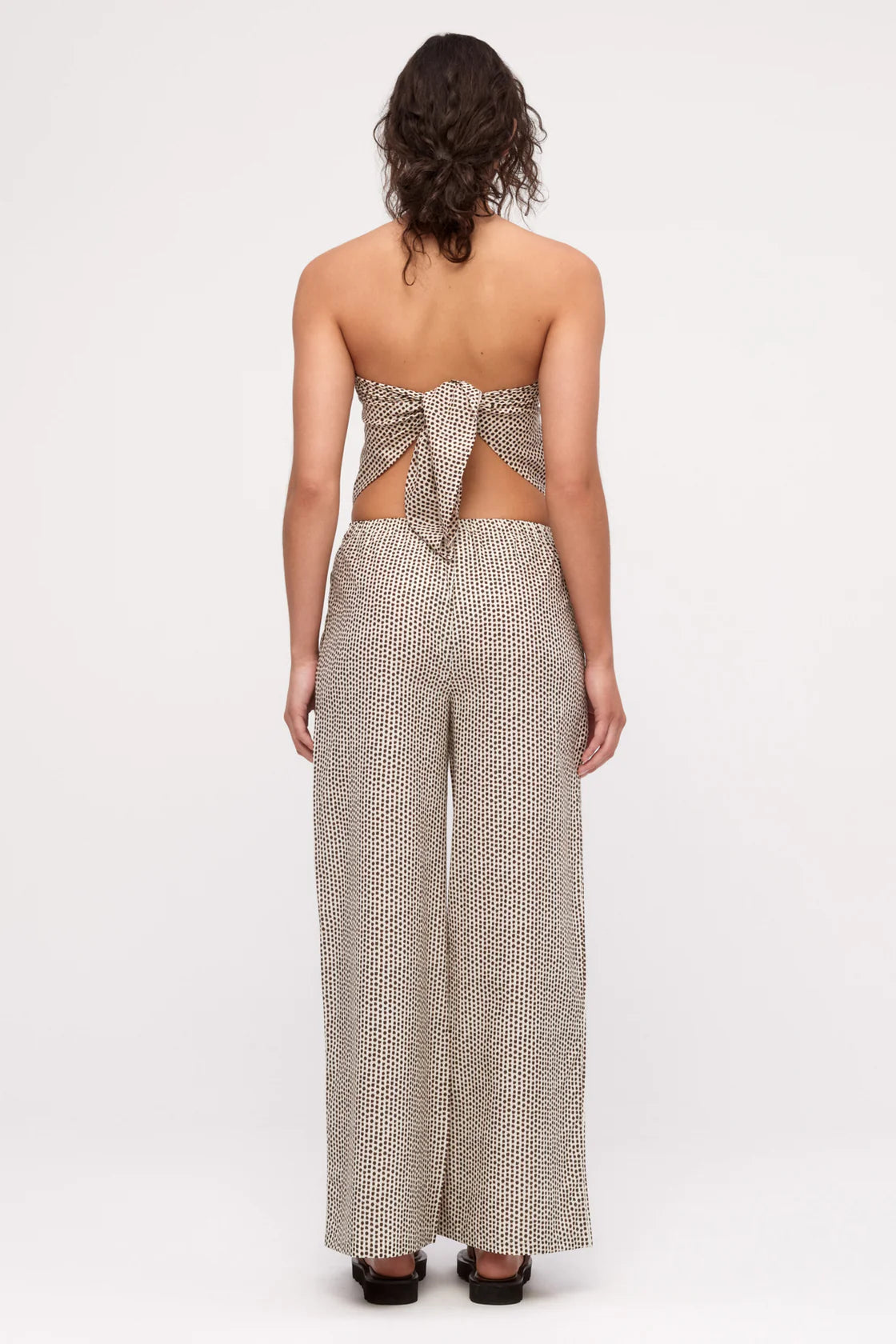 Cotton Silk Pant - Natural Spot