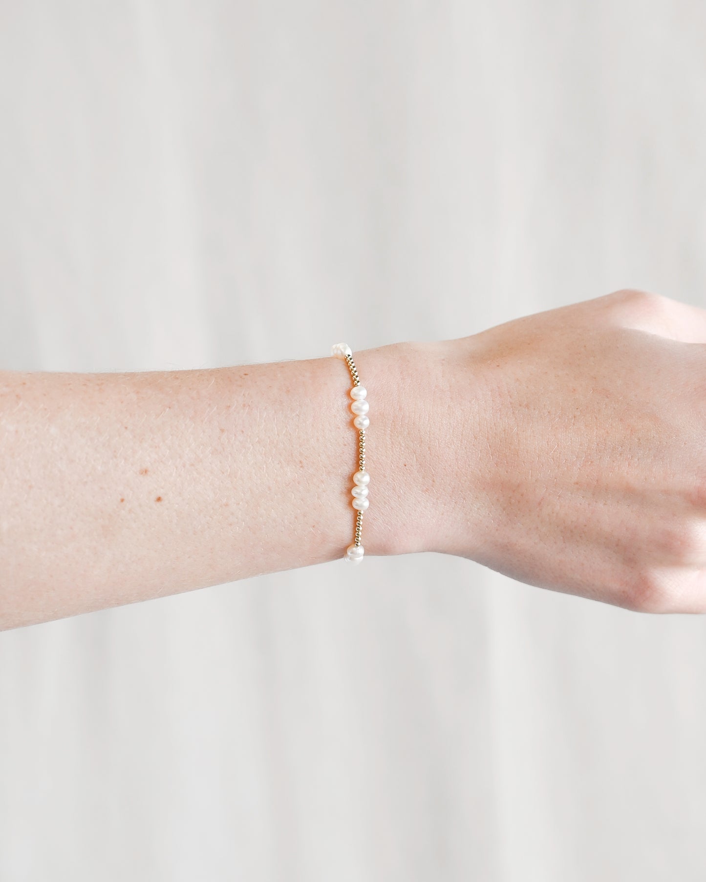 Anika Beaded Pearl Bracelet