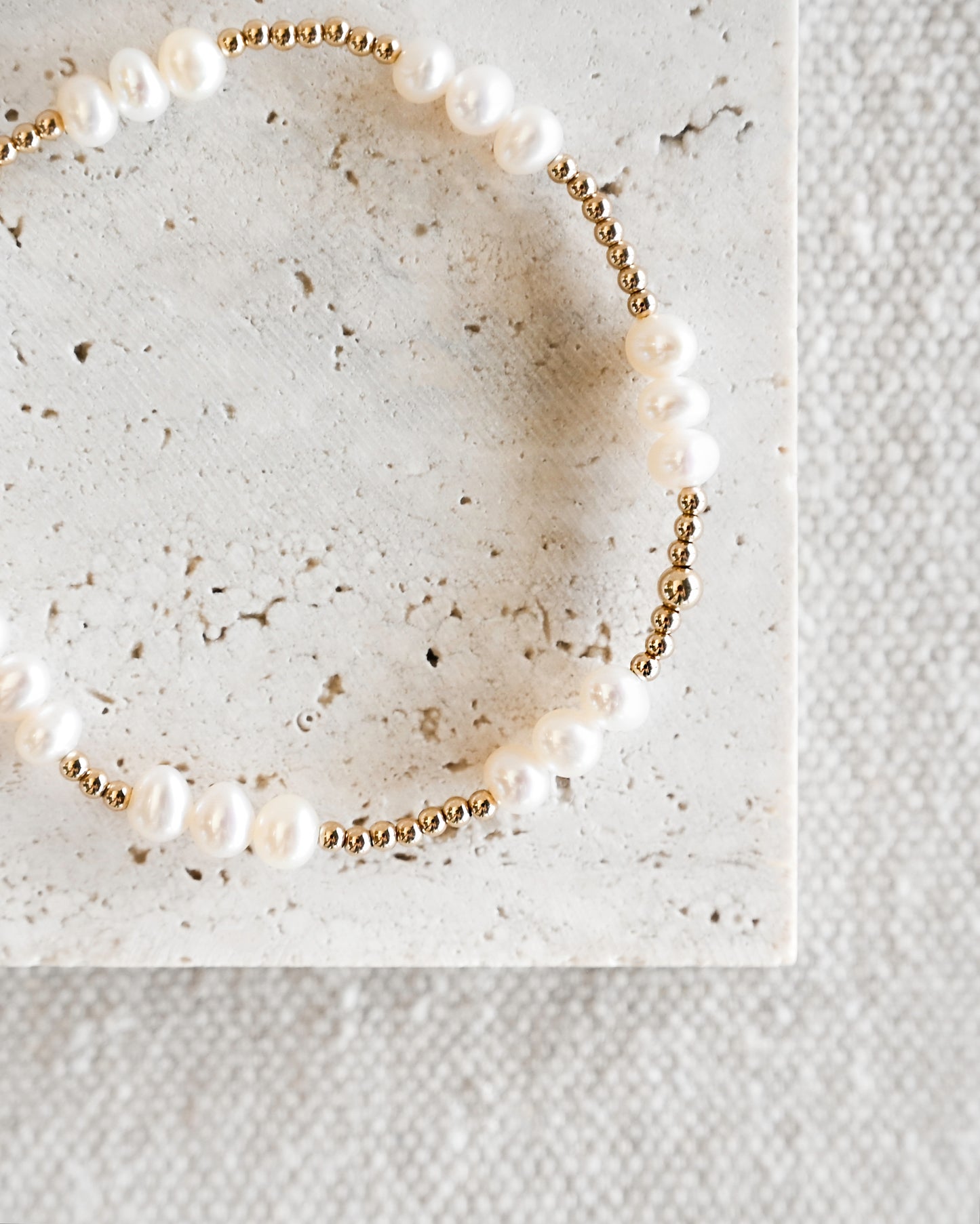 Anika Beaded Pearl Bracelet