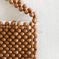 Beaded Crossbody Bag - Mocha