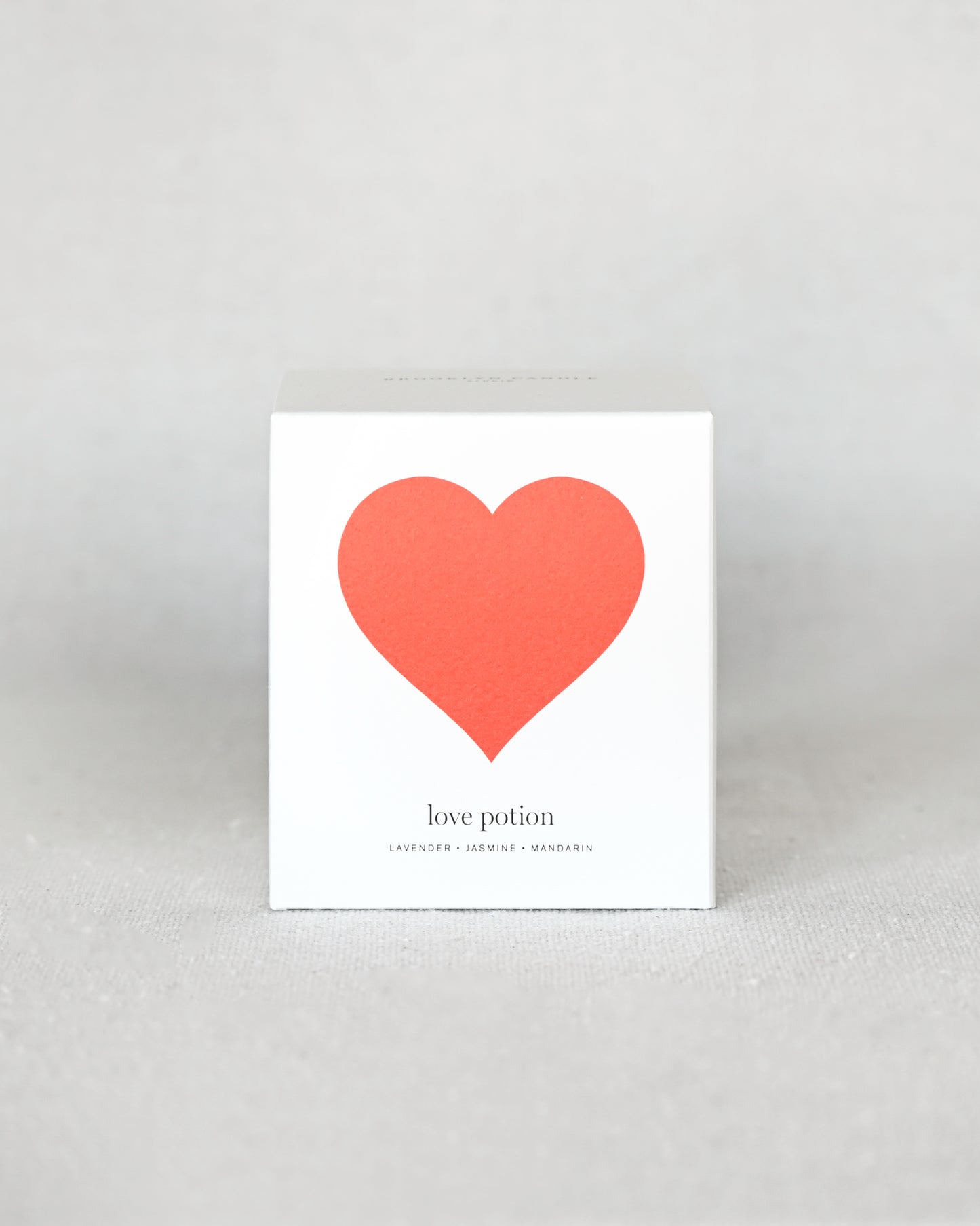 Love Potion Red Glass Candle