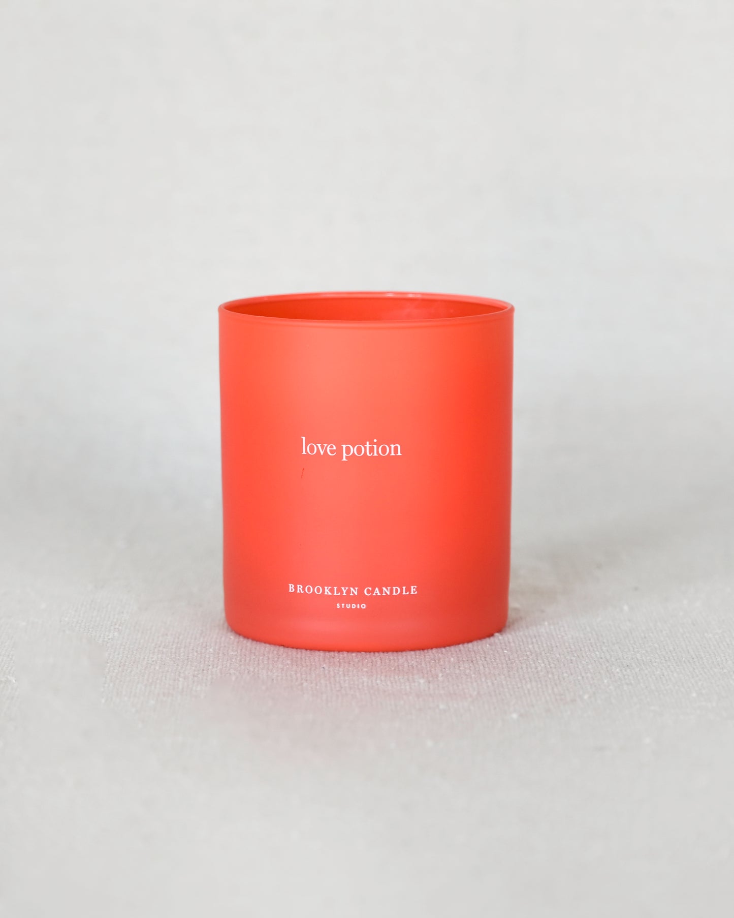 Love Potion Red Glass Candle