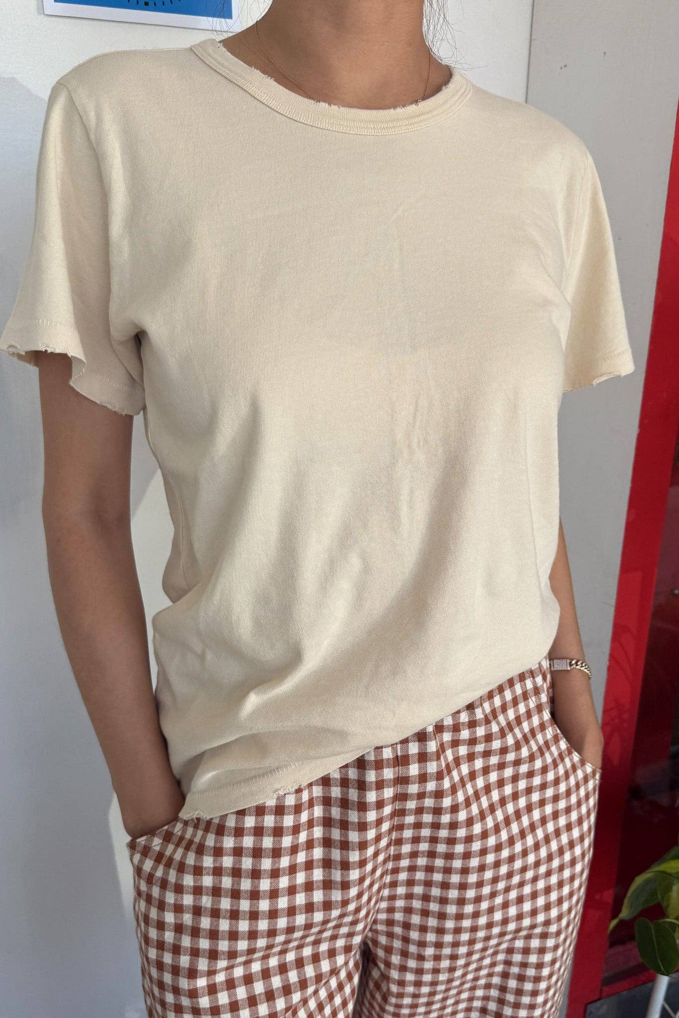 Organic Vintage Boy Tee - Bone