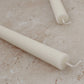 Cream Roman Taper Candle - Set of Two